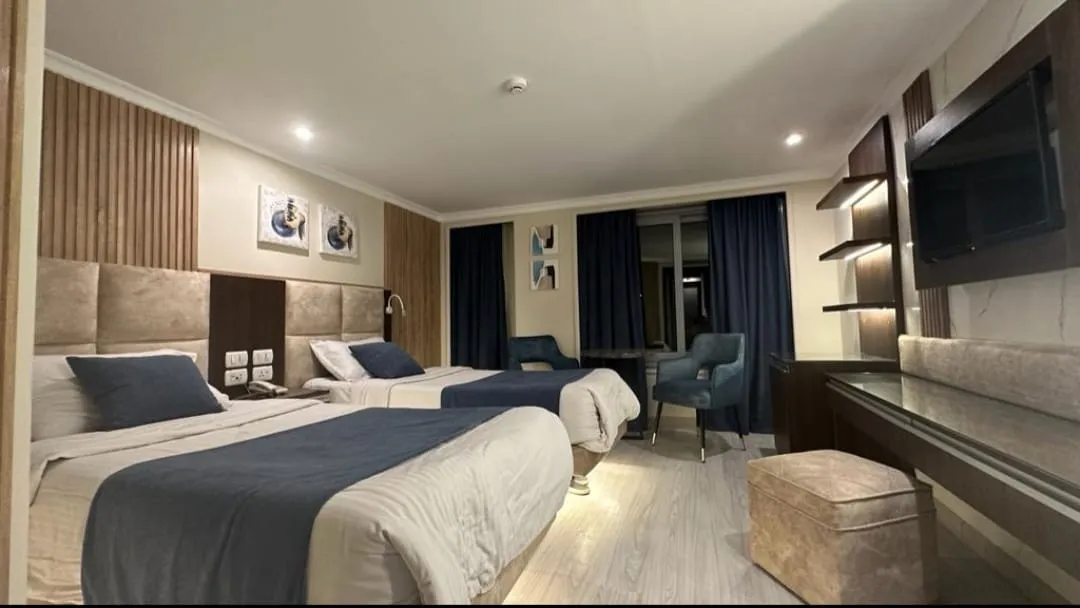 Cabin aboard the Royal Beau Rivage Nile cruise